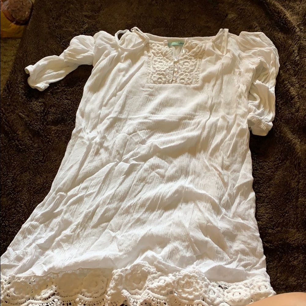 Maurices Dress -white - off the should/strap